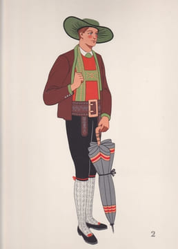 Costumes nationaux - Autriche - Hongrie - Tchéco-Slovaquie - Pologne. VARAGNAC A.