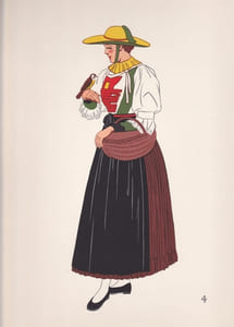 Costumes nationaux - Autriche - Hongrie - Tchéco-Slovaquie - Pologne
