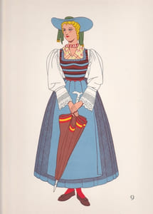 Costumes nationaux - Autriche - Hongrie - Tchéco-Slovaquie - Pologne