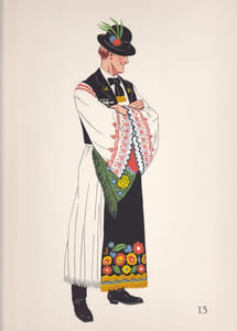 Costumes nationaux - Autriche - Hongrie - Tchéco-Slovaquie - Pologne
