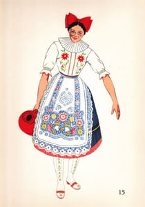 Costumes nationaux - Autriche - Hongrie - Tchéco-Slovaquie - Pologne