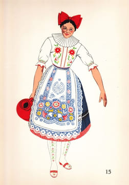 Costumes nationaux - Autriche - Hongrie - Tchéco-Slovaquie - Pologne. VARAGNAC A.