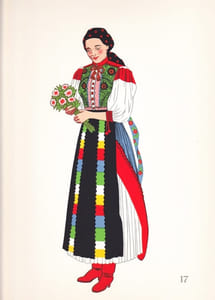 Costumes nationaux - Autriche - Hongrie - Tchéco-Slovaquie - Pologne