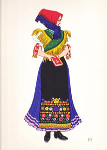 Costumes nationaux - Autriche - Hongrie - Tchéco-Slovaquie - Pologne