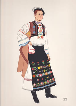 Costumes nationaux - Autriche - Hongrie - Tchéco-Slovaquie - Pologne. VARAGNAC A.