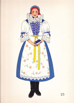 Costumes nationaux - Autriche - Hongrie - Tchéco-Slovaquie - Pologne. VARAGNAC A.