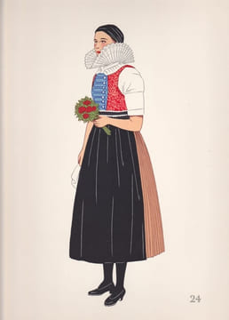 Costumes nationaux - Autriche - Hongrie - Tchéco-Slovaquie - Pologne. VARAGNAC A.