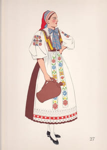 Costumes nationaux - Autriche - Hongrie - Tchéco-Slovaquie - Pologne