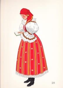 Costumes nationaux - Autriche - Hongrie - Tchéco-Slovaquie - Pologne