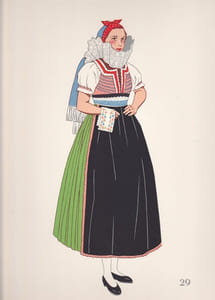 Costumes nationaux - Autriche - Hongrie - Tchéco-Slovaquie - Pologne