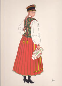 Costumes nationaux - Autriche - Hongrie - Tchéco-Slovaquie - Pologne
