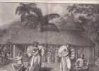 Gravure n&deg; 28 -  Danse d'O-Taiti " - A Voyage to the Pacific Ocean [Third Voyage]". COOK (Captain James) 