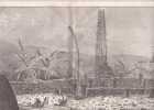 Gravure n&deg; 33 -  Cimeti&egrave;re d'Atooi " - A Voyage to the Pacific Ocean [Third Voyage]". COOK (Captain James) 
