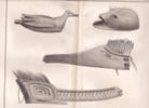 Gravure n&deg; 40 -  Divers ouvrages des habitans de l'entr&eacute;e de Nootka " - A Voyage to the Pacific Ocean [Third Voyage]". COOK (Captain James) 