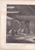 Gravure n&deg; 42 -  Vue de l'int&eacute;rieur d'une maison de l'entr&eacute;e de Nootka " - A Voyage to the Pacific Ocean [Third Voyage]". COOK (Captain James) 