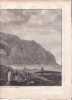 Gravure n&deg; 57 -  Naturels et habitations de Oonalashka " - A Voyage to the Pacific Ocean [Third Voyage]". COOK (Captain James) 