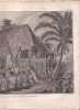 Gravure n&deg; 60 -  Offrandes faites au Capitaine Cook, aux Isles Sandwich " - A Voyage to the Pacific Ocean [Third Voyage]". COOK (Captain James) 
