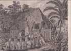 Gravure n&deg; 60 -  Offrandes faites au Capitaine Cook, aux Isles Sandwich " - A Voyage to the Pacific Ocean [Third Voyage]". COOK (Captain James) 