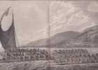 Gravure n&deg; 61 -  T&eacute;r&eacute;oboo, roi d'Owyhee au Capitaine Cook, aux Isles Sandwich " - A Voyage to the Pacific Ocean [Third Voyage]". COOK (Captain James) 