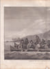 Gravure n&deg; 65 -  Pirogue des isles Sandwich, avec les rameurs masqu&eacute;s " - A Voyage to the Pacific Ocean [Third Voyage]". COOK (Captain James) 