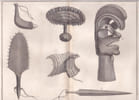Gravure n&deg; 67 -  Divers ouvrages des habitans de l'isle Sandwich " - A Voyage to the Pacific Ocean [Third Voyage]". COOK (Captain James) 