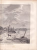 Gravure n&deg; 72 -  Vue de Bolcheretzkoi bourgade du Kamtchatka  " - A Voyage to the Pacific Ocean [Third Voyage]". COOK (Captain James) 