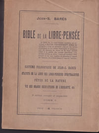 Bible de la Libre-Pensée Tome 1