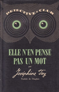 Elle n'en pense pas un mot