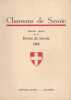 Chansons de Savoie. LOMBARD (Michel)