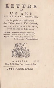 Lettre sur les spectacles