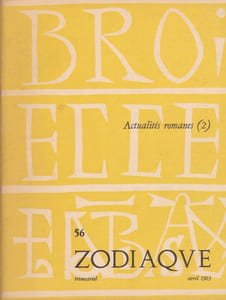 Zodiaque n°56 - Actualités romanes (2)