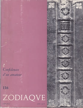 Zodiaque n°116 - Confidences d'un amateur. undefined