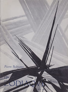 Zodiaque n°129 - Pierre Belzeaux