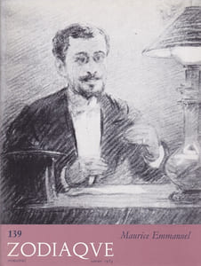 Zodiaque n°139 - Maurice Emmanuel