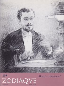 Zodiaque n°139 - Maurice Emmanuel. undefined