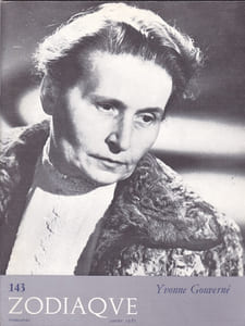 Zodiaque n°143 - Yvonne Gouverné