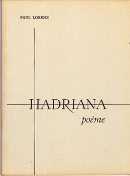 Hadriana. LORENZ (Paul)