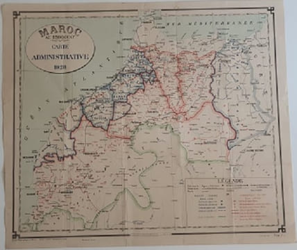 Carte - Maroc. undefined