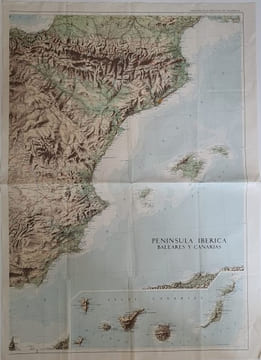 Carte - Peninsula iberica baleares y canarias. undefined