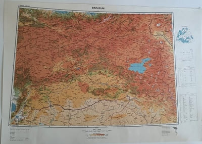Carte - ERZURUM - ANKARA - TURKIYE  (TURQUIE) - Europe