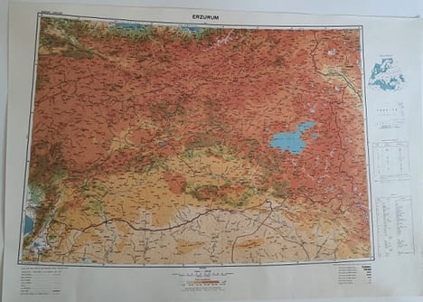 Carte - ERZURUM - ANKARA - TURKIYE (TURQUIE) - Europe. undefined