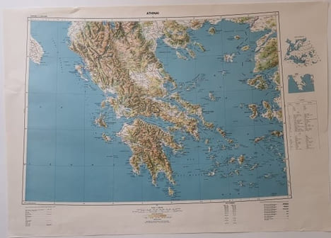 Carte - ATHINAI - ELLAS - (Grèce) - Europe. undefined