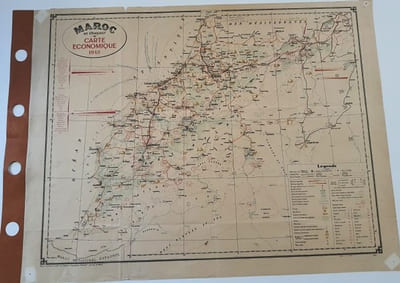 Carte économique du Maroc