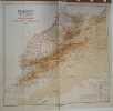 Carte - Maroc - Carte kilométrique des routes, pistes et chemins de fer 1951. 