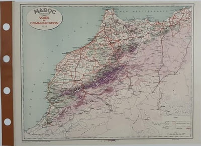 Carte - Maroc - Voies de communication