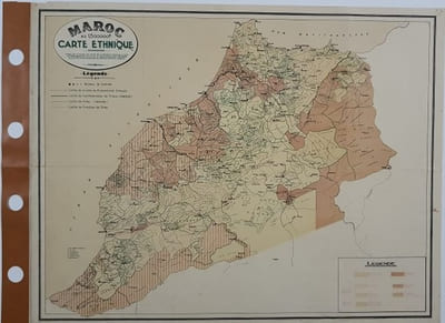 Carte - Maroc - Carte ethnique