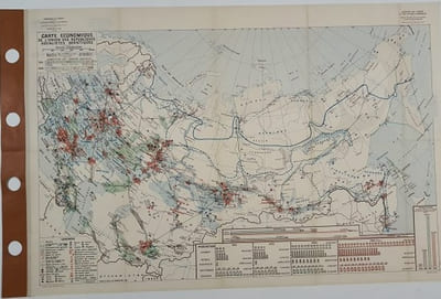 Carte - Carte économique de l'Union des Républiques Socialistes Soviétiques (N°33)