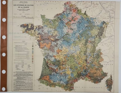 Carte - Les systèmes de culture de la France  (N°32)