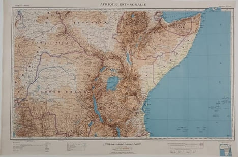 Carte - Afrique Est - Somalie - Feuilles N° 4 et 6-1. undefined