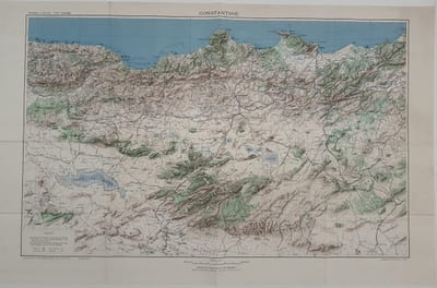 Carte - Afrique - Constantine -Type Tourisme